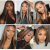 1B/30 Highlight Lace Front Wigs Human Hair 13x4 Straight Ombre Wigs for Women