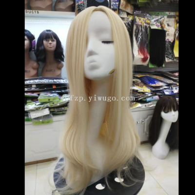 European and American Popular Big Wave Wig Head Cover, Dyed Wig Head Cover
