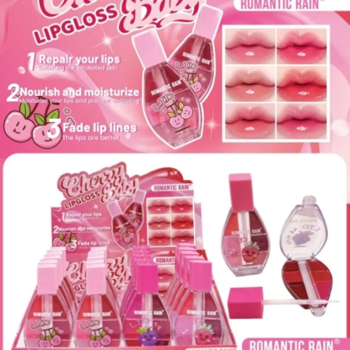 ROMANTIC RAIN六色镜面唇冻水光感 玻璃唇釉口红彩妆