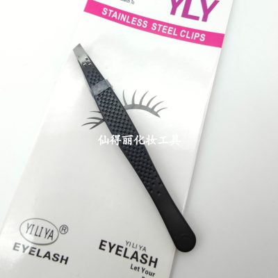 Eliya 181-19# Eye Tweezer Black Clip Eyebrow Tweezer Beauty Tools 26414 Fairy Deary Makeup Tools