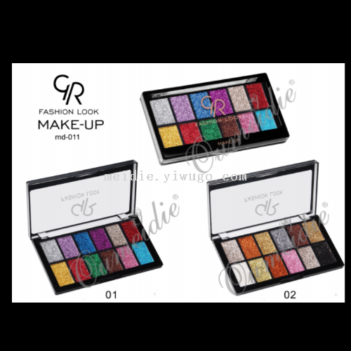 G R 12色闪光葱粉