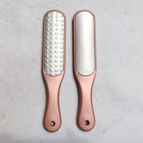 Stainless Steel Foot File Foot Grinder Exfoliating Calluses Pedicure Device Feet Scrubber Double-Sided Foot File