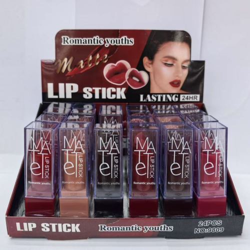 哑光雾面唇彩液体口红不沾杯五色吃土唇釉唇膏