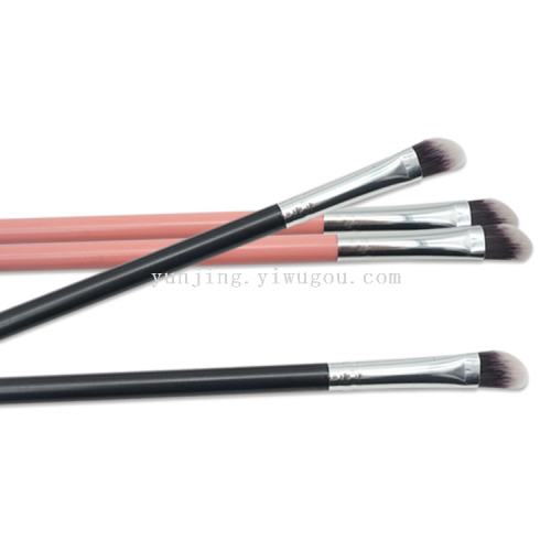 factory direct boutique makeup brush oblique eye shadow brush fiber hair brush portable eye makeup tools wholesale