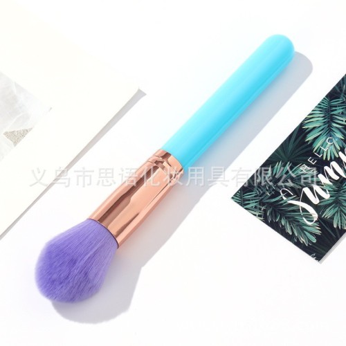 单支散粉刷腮红刷遮瑕刷时尚女士美妆化妆刷便携化妆工具美妆刷子