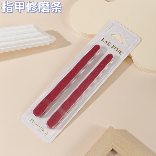厂家直销美甲打磨工具两个装双面磨砂指甲搓抛光搓指甲搓便携干净