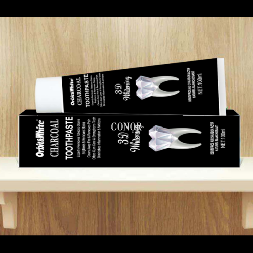 Cross-Border Exclusive for 100G Bamboo Charcoal Toothpaste Cobor & White Bamboo Toothpaste Toothpaste 