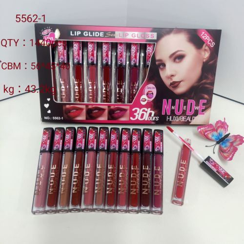 12 Colors No Stain on Cup Matte Lip Gloss