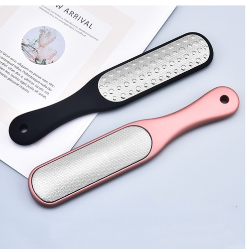 in stock wholesale marvelous pedicure gadget exfoliating double-sided exfoliating kit pedicure dead skin foot file stainless steel rub foot board