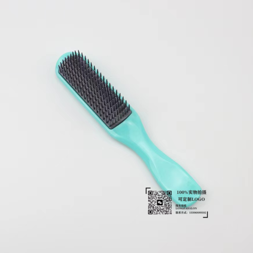 hairdressing fine teeth comb candy color big back shape soft vent comb home daily shunfa oil head plastic rib comb