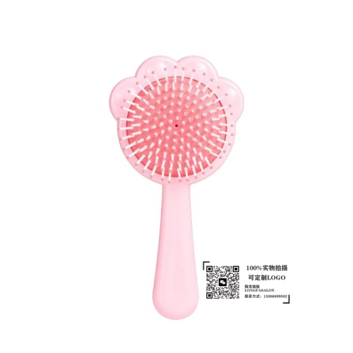 factory cute small comb portable air cushion comb cartoon young girl folding massage comb student household portable airbag comb