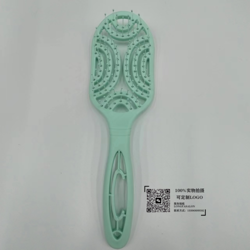 high skull top hollow fluffy massage comb portable large curved ribs styling comb air cushion comb airbag comb mosquito-repellent incense comb wholesale