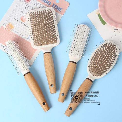 factory direct sales fashion new large plate comb airbag massage comb plastic hairbrush student lady hair tidying comb small gift