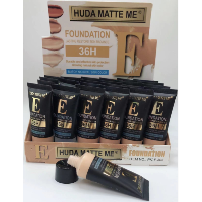 Hudamatteme 36H Waterproof Liquid Foundation Tee-Color Mixed Cross-Border Hot Export Exclusive for Factory Direct Sales