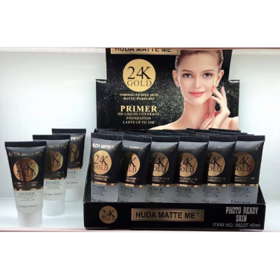 Hudamatteme Make-up Primer 24K Cross-Border Hot Texture Tender Moisturizing Export Exclusive for Factory Direct Sales