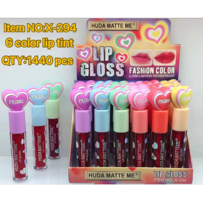Hudamatteme Super Cool Love Macaron 6 Color Lipsti Water Wholesale No Stain on Cup Makeup Does Not Fade Lip cquer