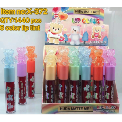 Hudamatteme Super Cool Bear Modur Plug 6 Color Lipsti Water Wholesale No Stain on Cup Makeup Does Not Fade Lip cquer