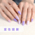 INS Style New Pointed Head Mysterious Fantasy Cat Eye Wear Nail Art Hot Sale Charming Purple Stripe Fake Nails in Stock