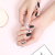 Best Seller in Europe and America New Fashion Metal Wear Manicure 24 Pieces Pointed Toe Simple Heart-Shaped Manicure Fake Nails Spot