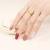 Ins Hot Sale Solid Color Nail Stickers 96 Pieces Spot Square Head Fake Nails Can Be Switched Color Wear Armor