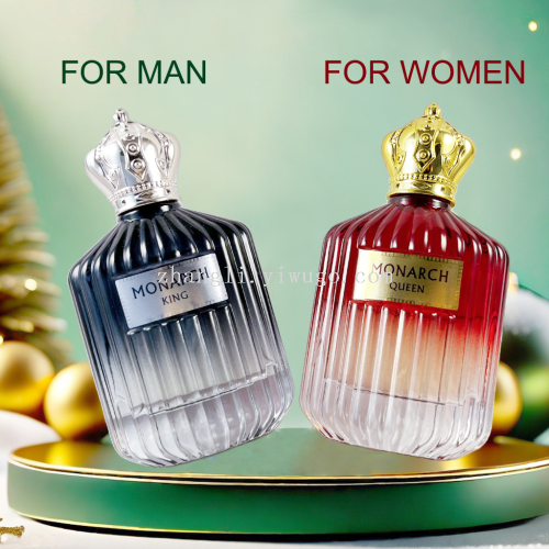 hot sale king queen temperament perfume men‘s elegant wooden tone women‘s fruit floral tone [foreign trade exclusive]