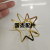 Christmas Lighting Pendant Plug Lamp LED Lamp Decoration Gift Pendant Five-Pointed Star Iron Stamping Accessories