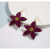 Diy Earrings Starfish Pattern Acrylic Earrings Five-Leaf Flower Trend Five-Pointed Star Fashion Earrings Retro