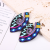 DIY Earrings Water Drop-Shaped Acrylic Earrings Ethnic Style Jewelry Eye of Gods DIY Earrings