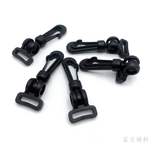 spot supply 15mm plastic hook black ribbon hook bag universal rotating hook bag accessories wholesale