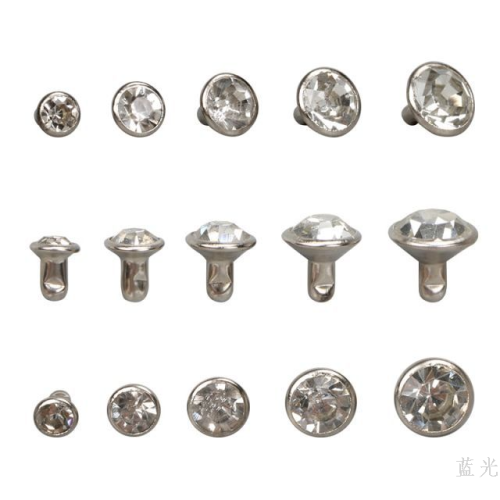 glass drill pipe drill rivet diy material clothes rivet accessories diamond studded rivet
