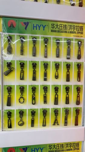 华大压铸洪宇拉链厂家直销5#尼龙/树脂/金属有保服装拉头22
