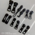 HYY Yiwu Huada Die Casting Hongyu Zipper Factory Direct Sales Various Designs Laser Metal Waterproof Zipper Head