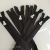 Yiwu Huada Die Casting Hongyu Zipper Factory Direct Sales 5# Nylon Black Nickel Tooth Clothing Zipper