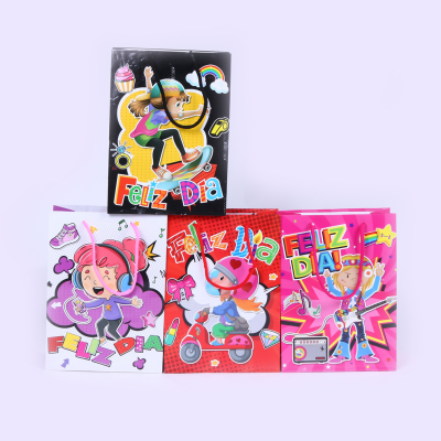 Export Model Cartoon Anime Print Gift Bag Cartoon Cute Girl Wind Hand Bag Gift Giving Presents Packing Bag