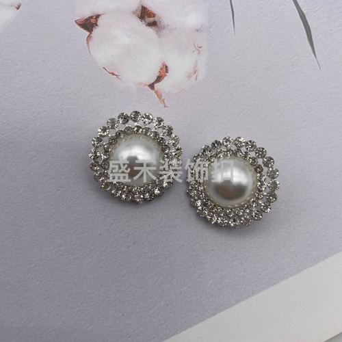 Pearl Button Decorative Buckle Drill Buckle Clothing Accessories