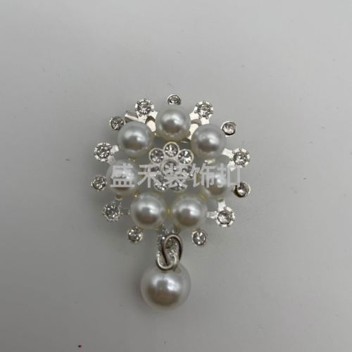 Brooch Pearl Pin Button Decorative Buckle Drill Buckle Clothing Accessories