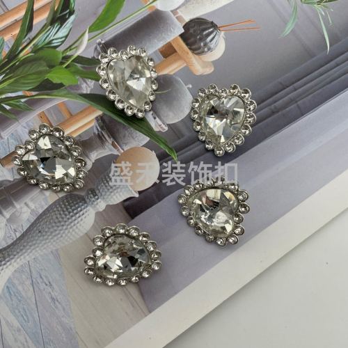 Button Love Button Decorative Buckle Drill Buckle Clothing Accessories