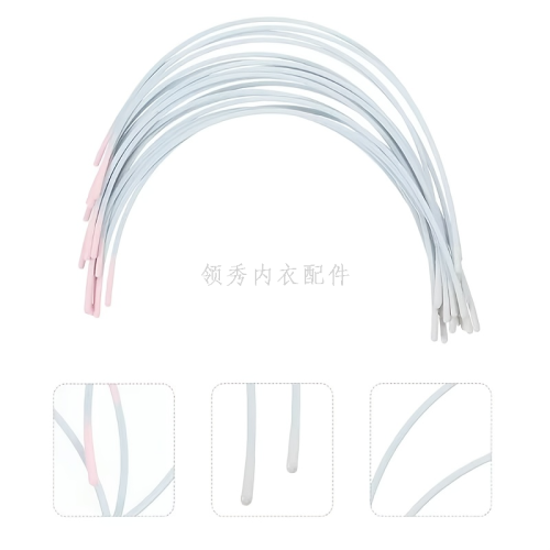 领秀文胸内衣不锈钢钢圈 点胶头记忆钢圈高弹耐用支持定制