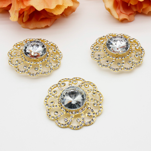 alloy， diamond brooch popular buttons， suitable for middle east sofas， curtains， napkins， furniture， etc.