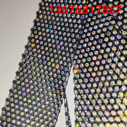 10 plus 11 rows dislocation dense diamond ab color hand sewing tie belt headdress lace apron diamond decorations accessories thread drill