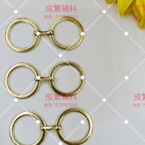diy metal ring circle decorative ring belt waist chain necklace with personalized trendy temperament