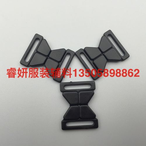 factory direct sales 1.5cm high quality bra underwear plastic buckle swimsuit buckle clothing accessories customization