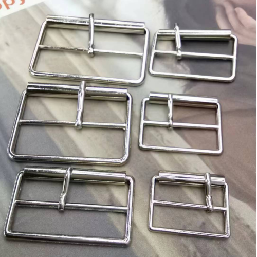 Alloy Third Gear Movable Buckle Pipe Buckle Square Buckle Belt Buckle Metallic Decorative Button Belt Buckle
