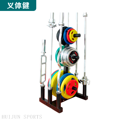 HJ-A7014 huijun sports Weight Plates Rack with Bar Holders