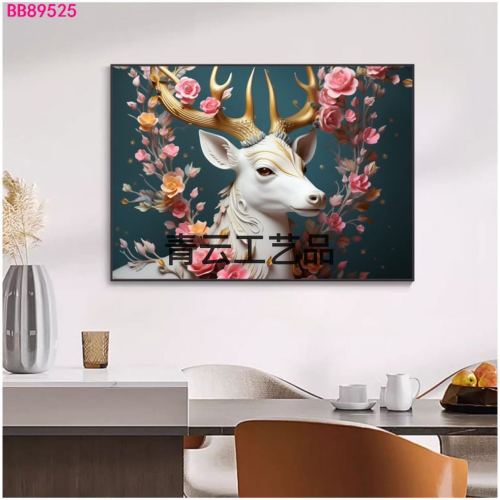ma chenggong restaurant mural electric meter box decorative painting light luxury atmosphere weak electric box horizontal office study hanging painting