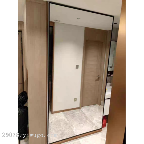 家用全身镜壁挂式舞蹈镜大镜子玄关穿衣镜挂墙定制