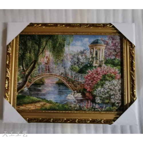 brocade painting landscape cloth painting landscape oil painting restaurant brocade painting restaurant cloth painting