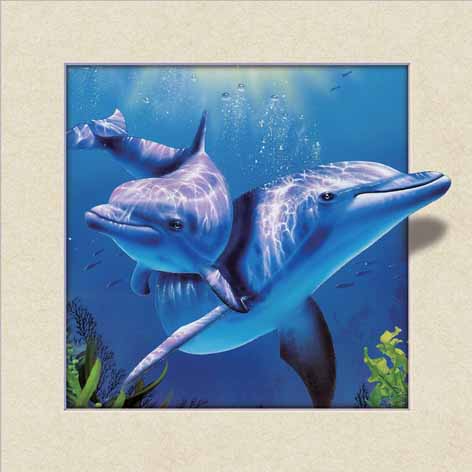 5D 3D Underwater World Animal Painting