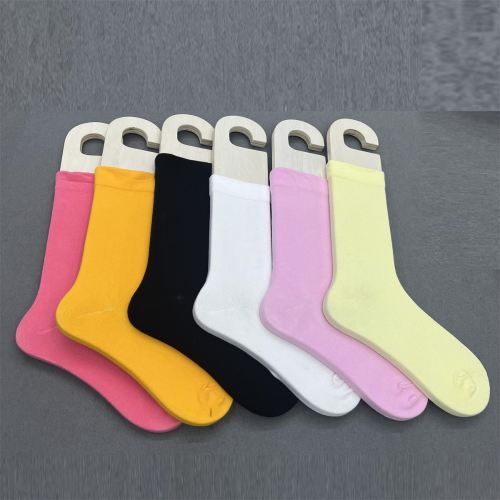 Candy Color Socks Adult Bunching Socks Socks Autumn Combed Cotton Solid Color Women‘s Socks Flat Sock