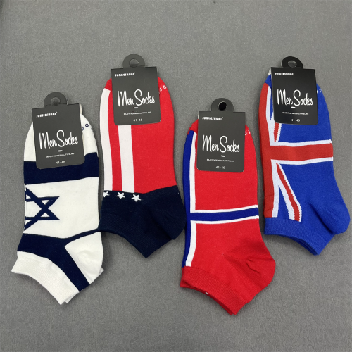 Socks Men‘s Short Socks Men‘s Deodorant Cotton Lovers‘ Socks Student Socks Ins Trendy Short Spring and Autumn Cotton Socks